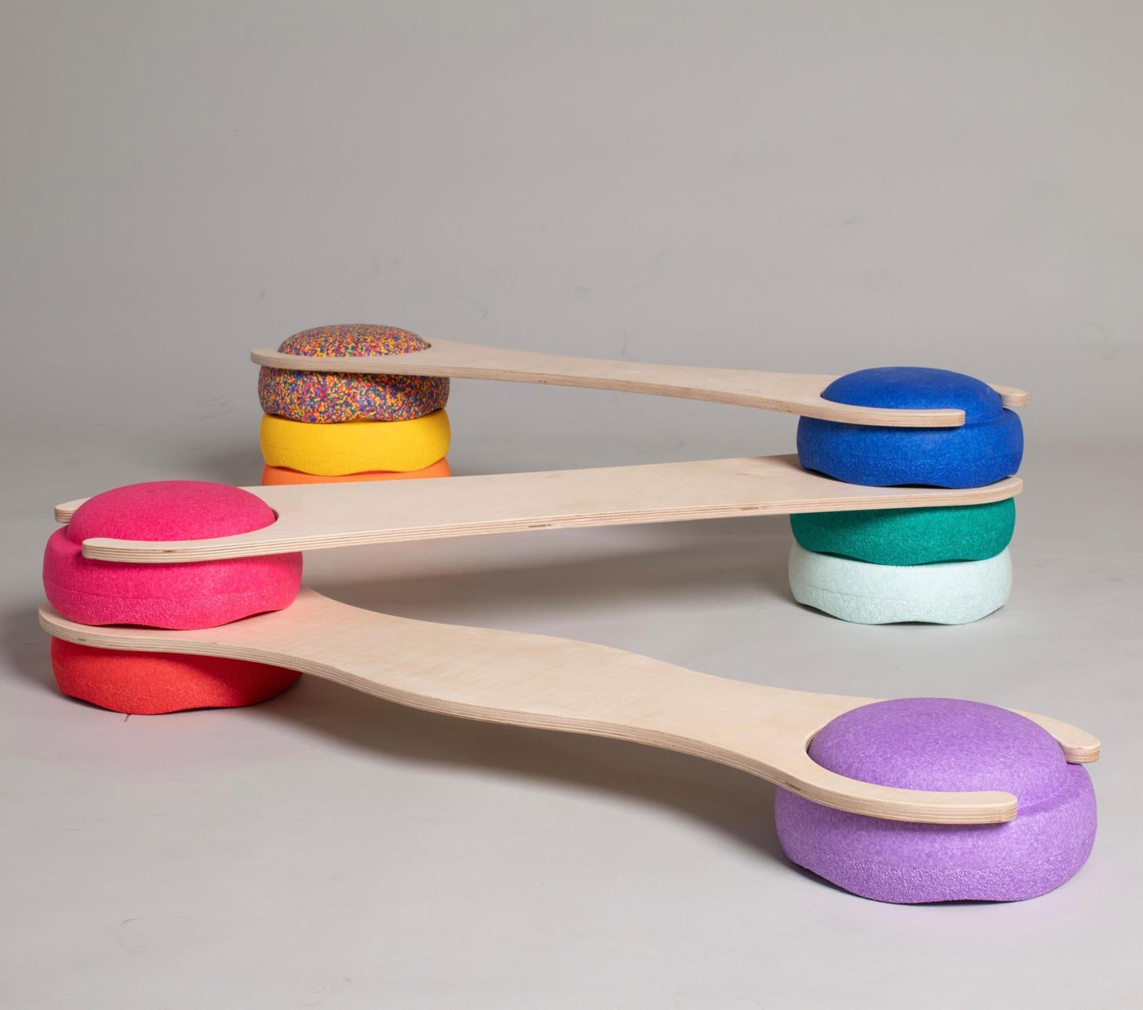 Stapelboard 3er Set DS für Stapelsteine – perfekte Balance und kreative Bewegung
