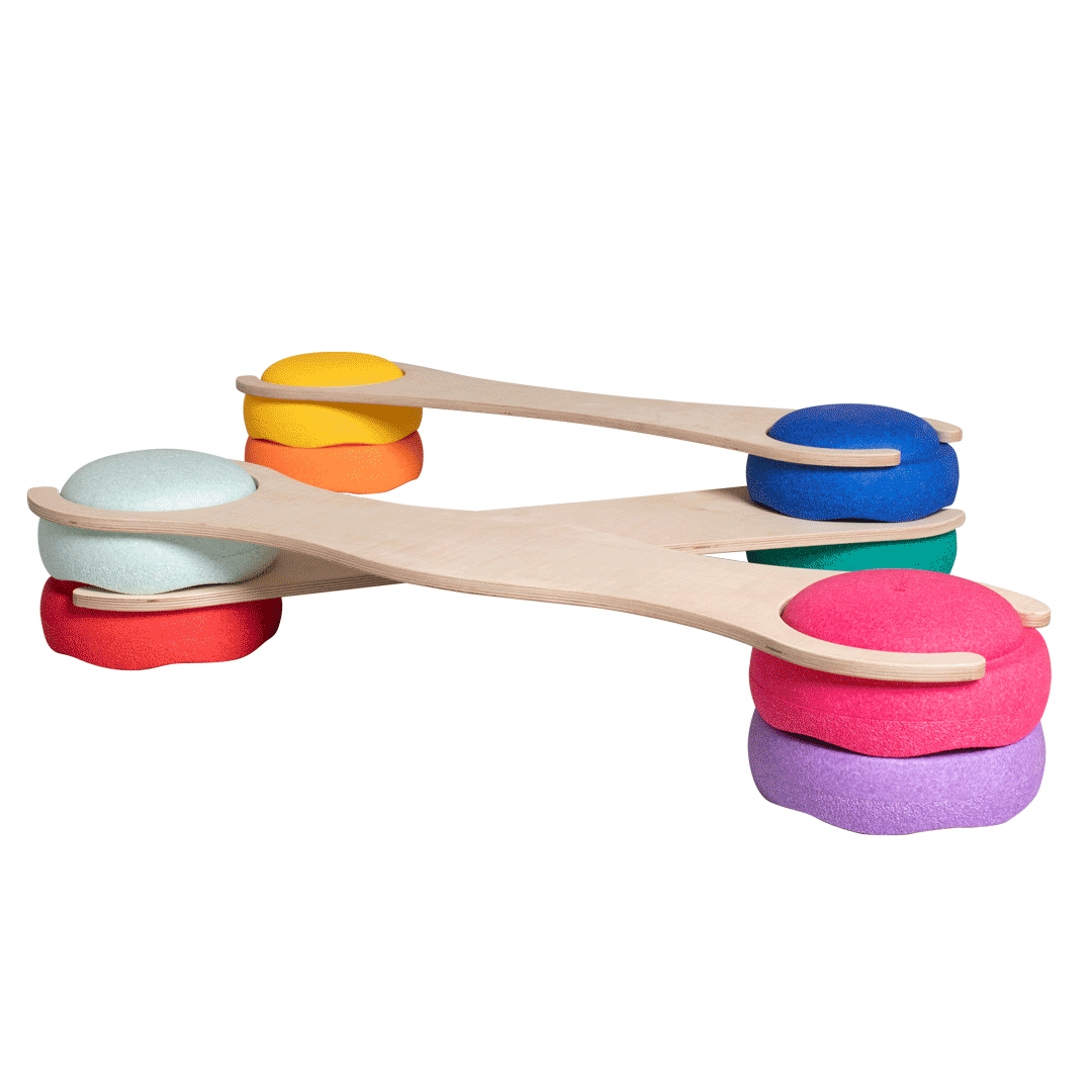 Stapelboard 3er Set DS für Stapelsteine – perfekte Balance und kreative Bewegung