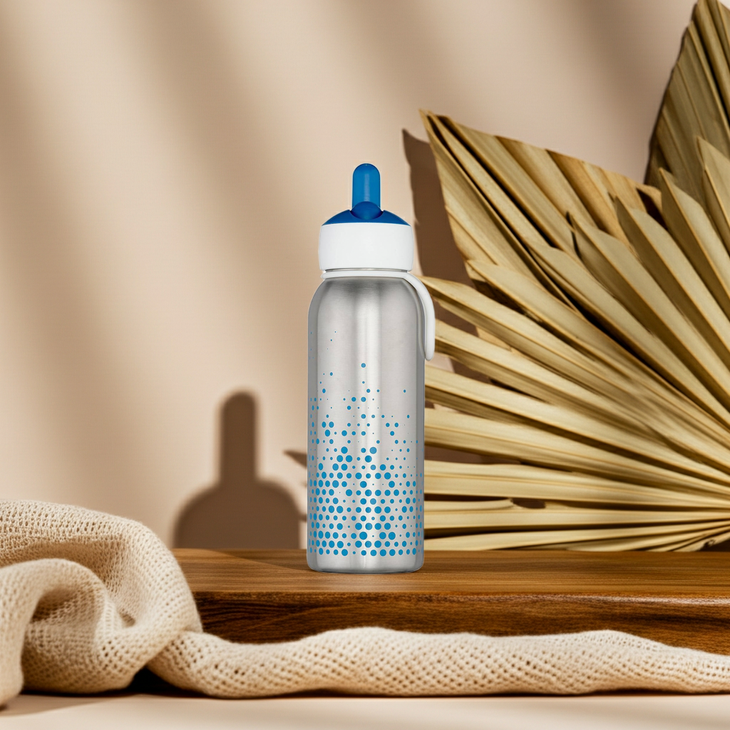 TOP DEAL - Thermoflasche Flip-up 350 ml - Blau | Mepal