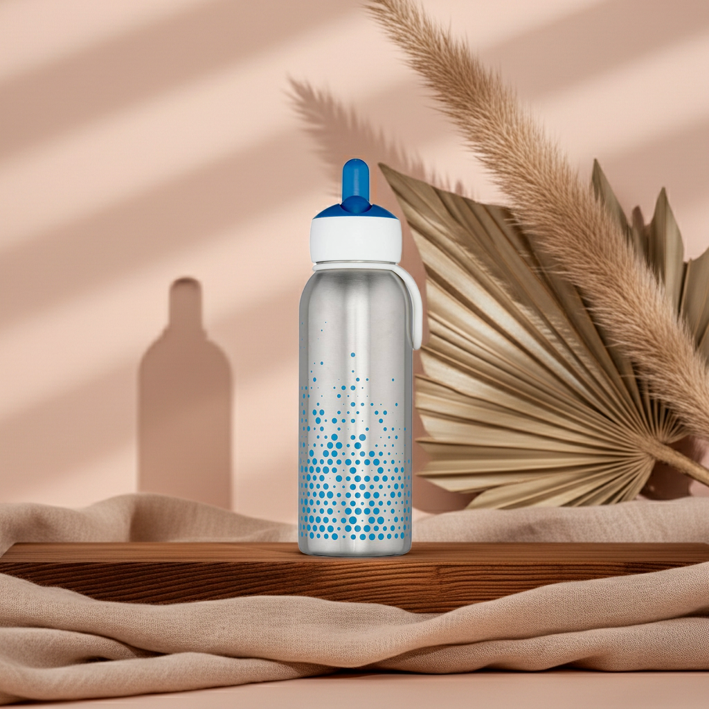 TOP DEAL - Thermo bottle flip-up 350 ml - blue | Mepal