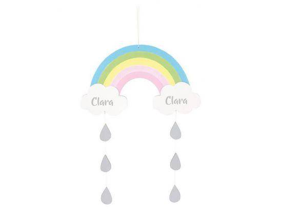 Mobile rainbow with raindrops | JaBaDaBaDo