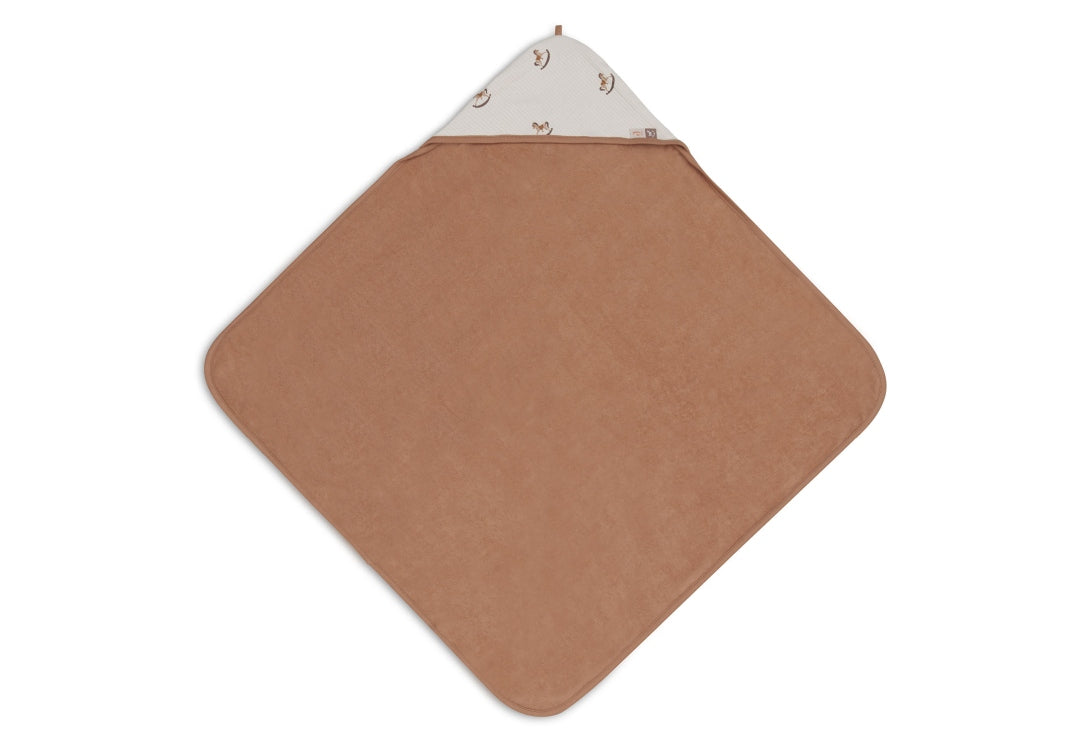 Handdoek met capuchon 75 x 75 cm Nostalgic Ride | Jollein