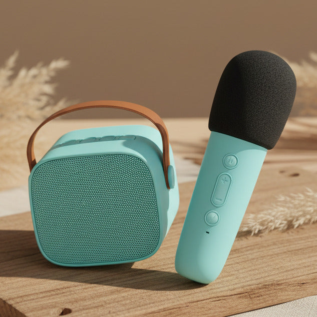 Karaoke Set - Bluetooth Speaker & Mikrofon Blue | Lalarma