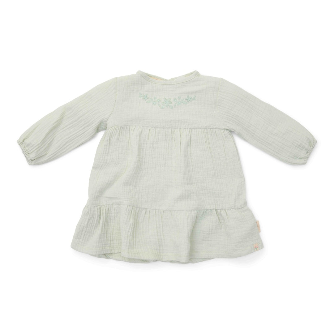Jurk met lange mouwen Fairy Mint | Little Dutch