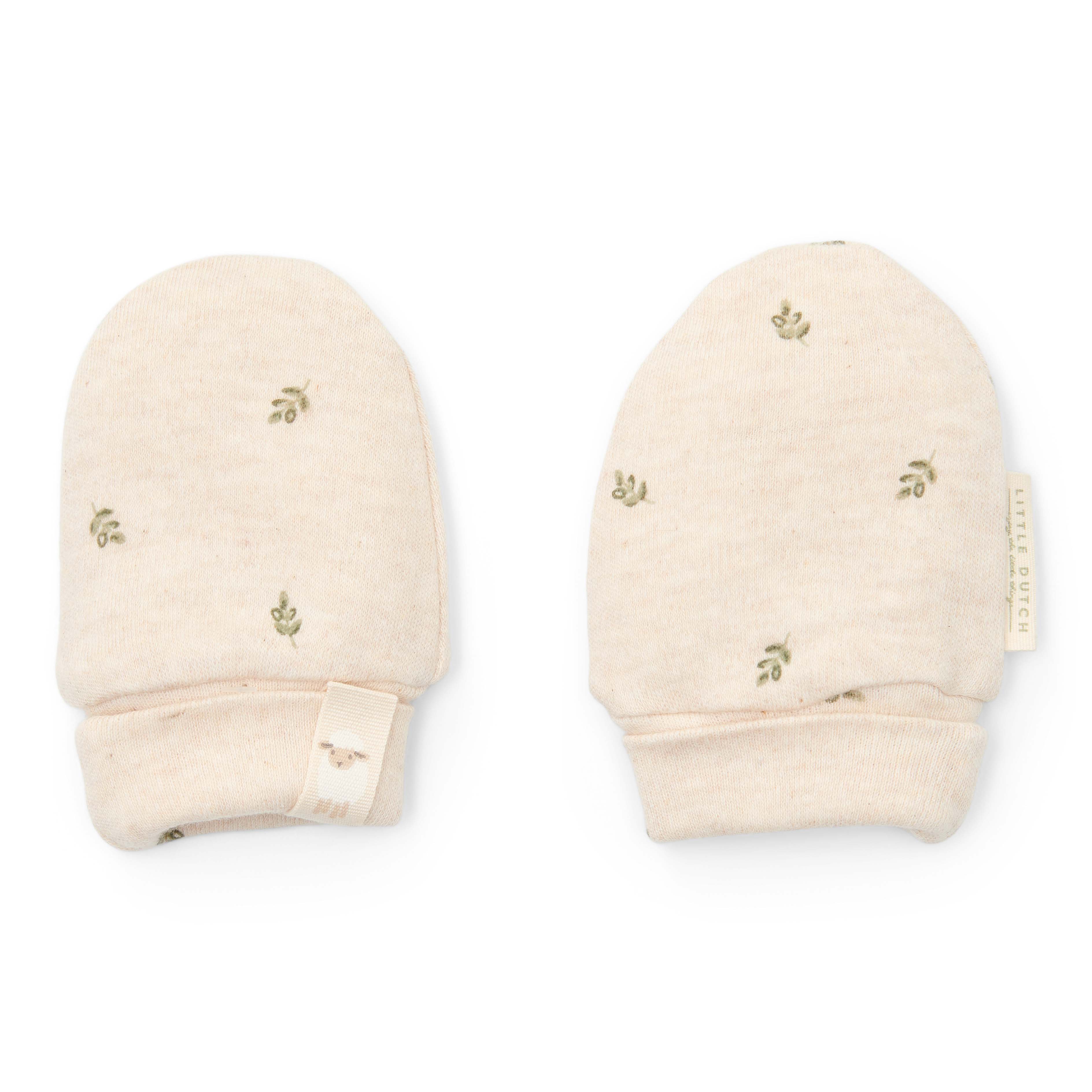 Kratzhandschuhe Green Leaves - One Size - Little Farm | Little Dutch