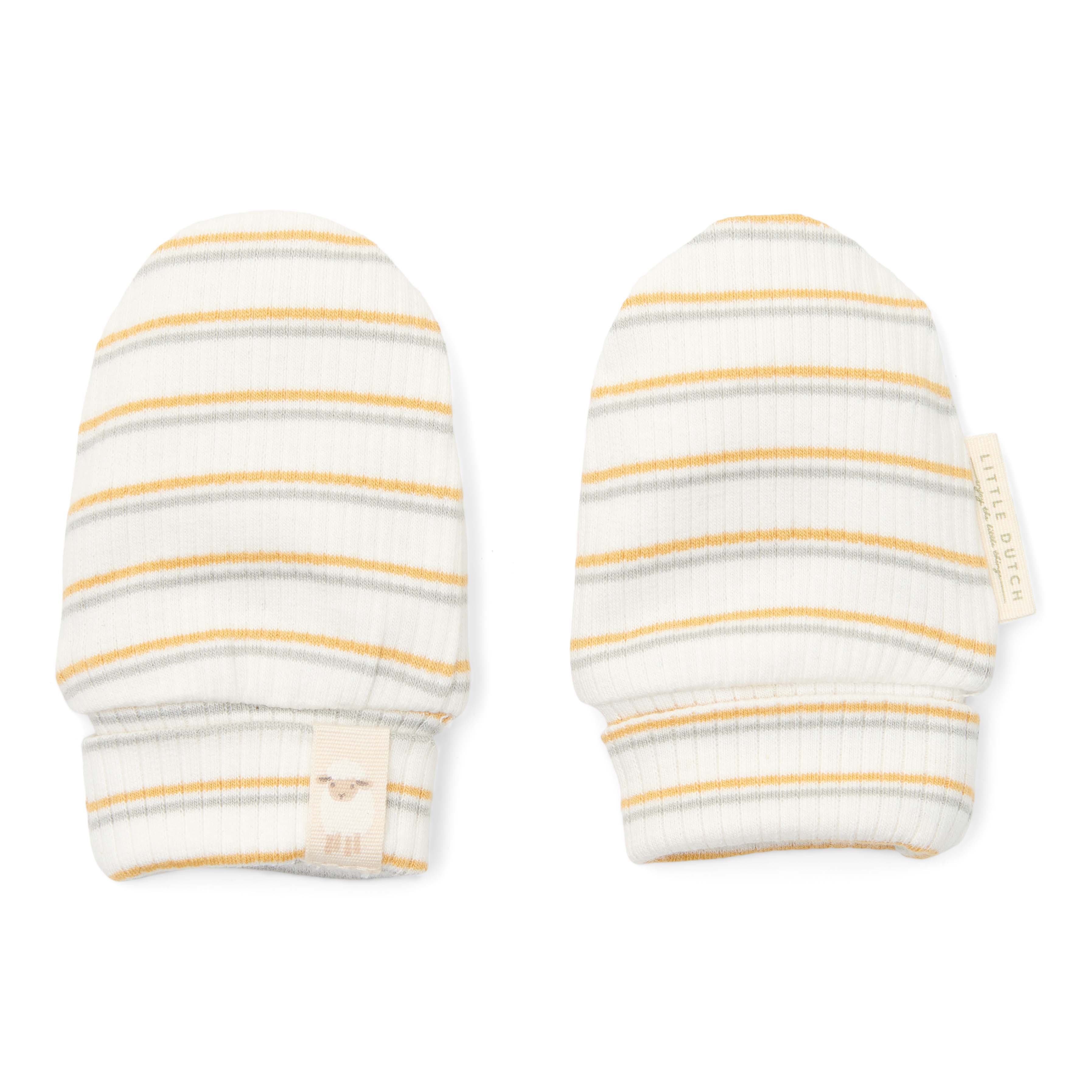 Kratzhandschuhe gestreift - One Size - Little Farm | Little Dutch