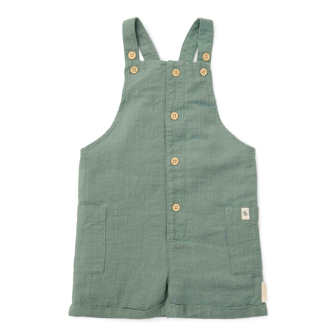 Kurze Latzhosen Forest Green | Little Dutch