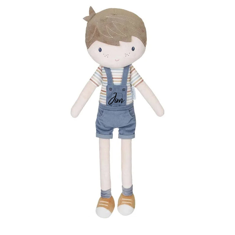 Cuddly doll Jim 50 cm | Little Dutch
