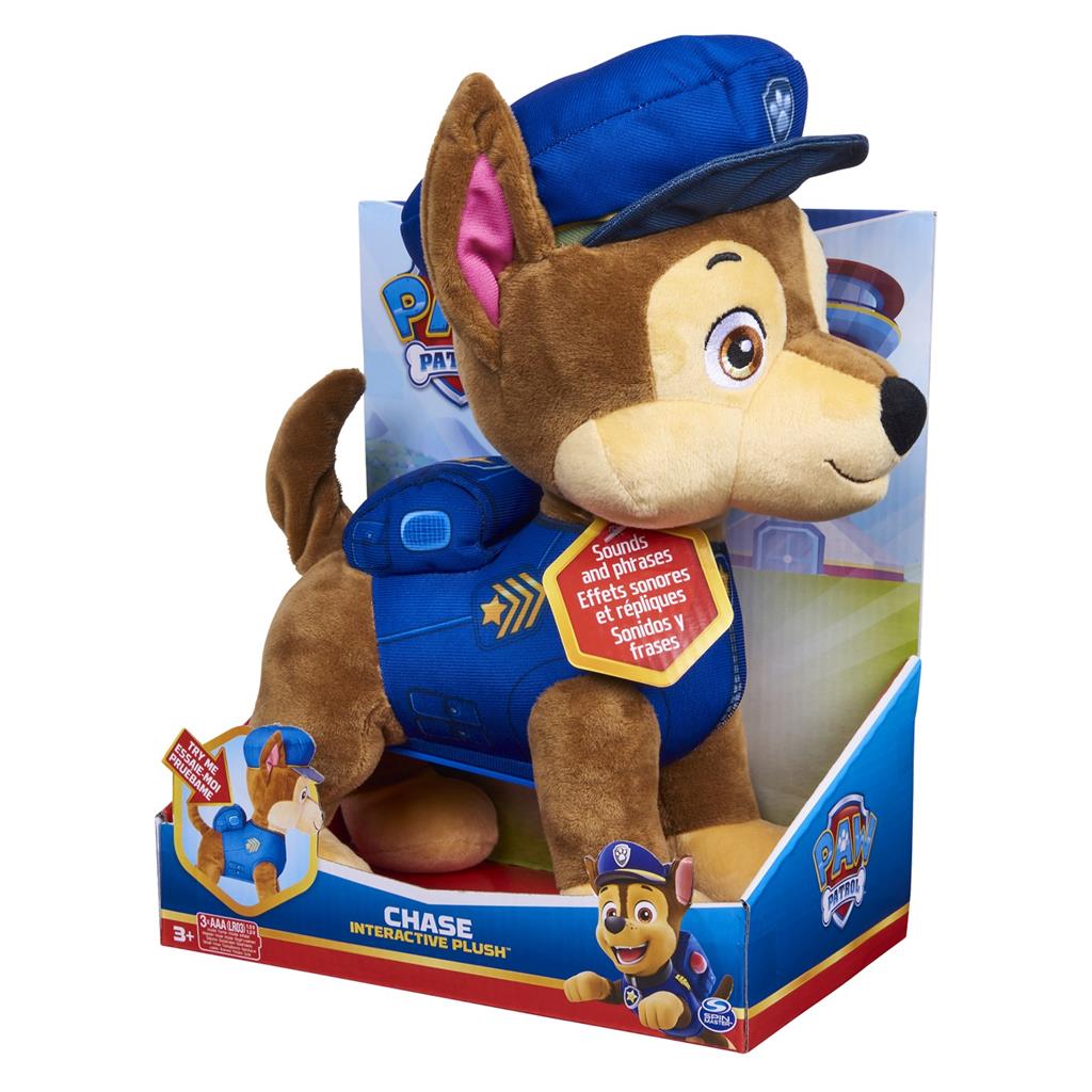 Paw Patrol Chase interactief knuffeldier | Van der Meulen