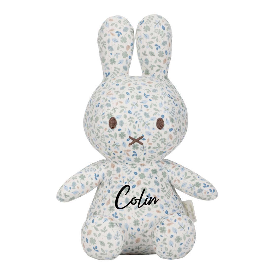 Kuscheltier Hase Lucky Leaves all-over-print, 30 cm | Little Dutch x Miffy