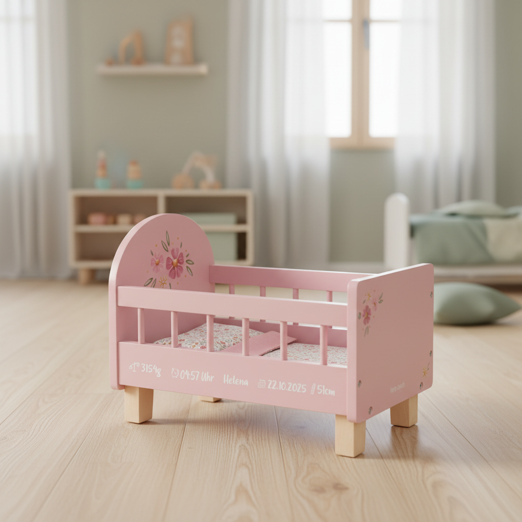Puppenbett Holz | Little Dutch