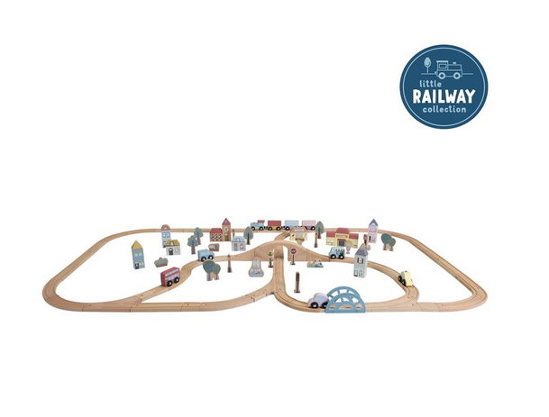 Holz-Eisenbahn Railway Collection - Starterset XXL | Little Dutch