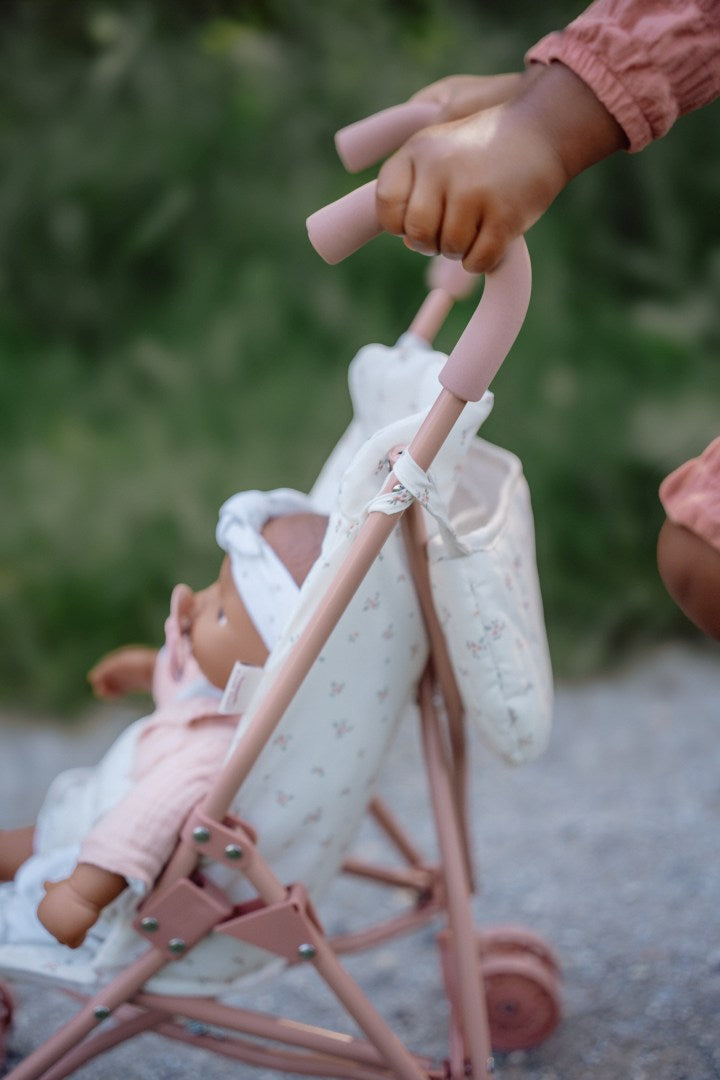 Metalen poppenbuggy inclusief buggytas | Little Dutch