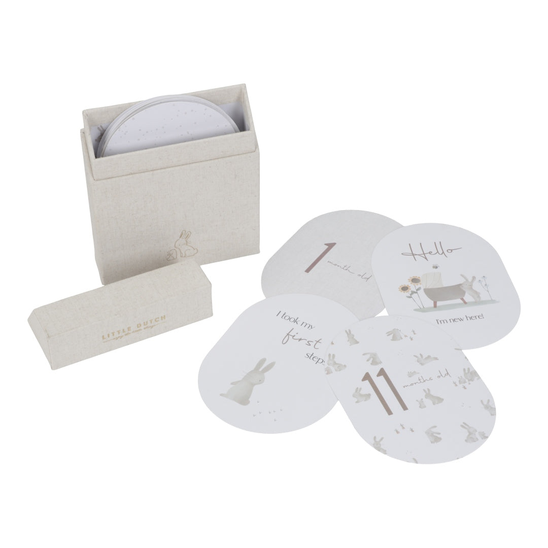 Meilensteinkarten Baby Bunny | Little Dutch