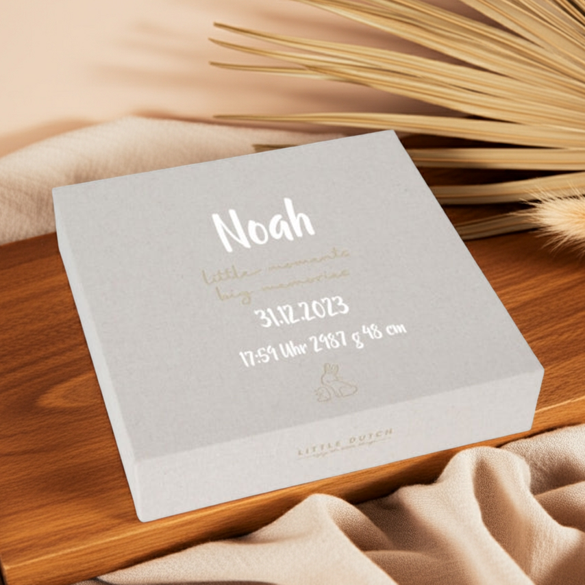 Baby Bunny Newborn Memory Box | Little Dutch