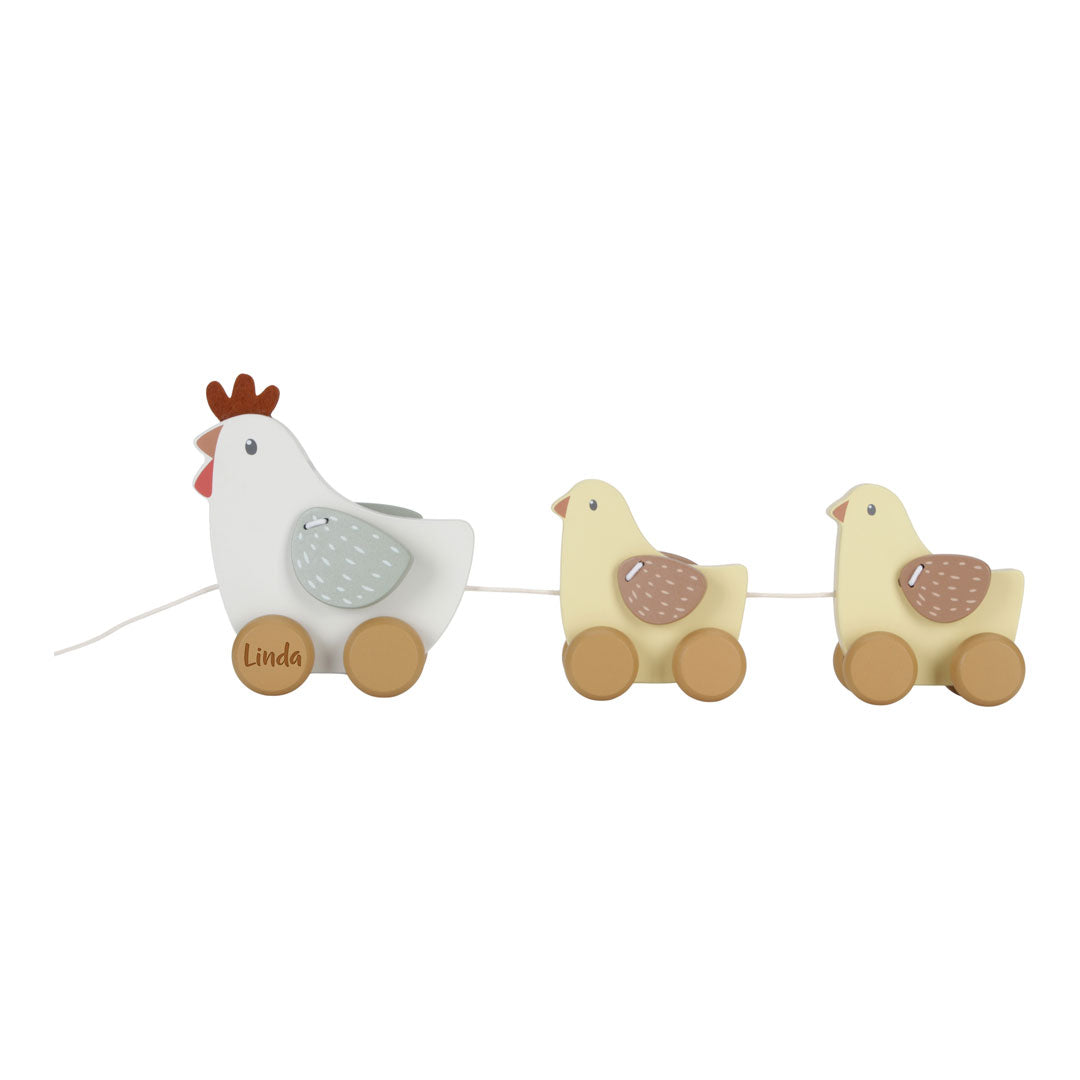 Pull-along chickens Little Farm | Little Dutch