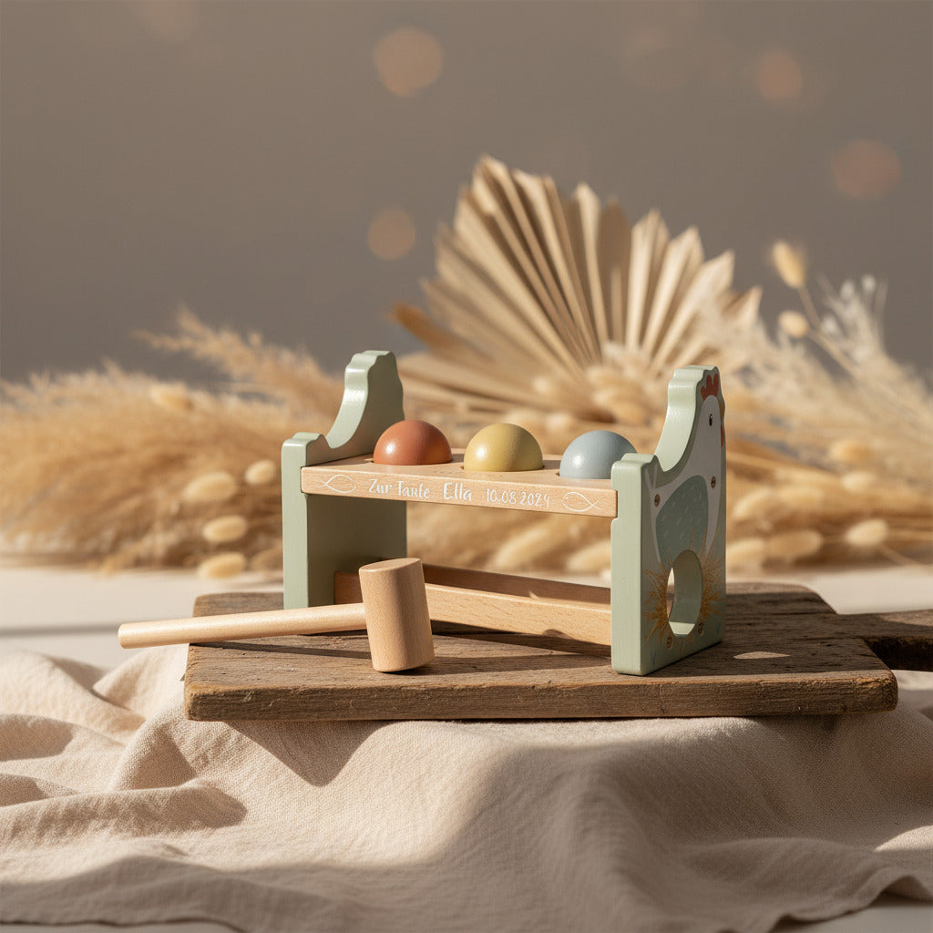 Little Farm "Baptism" Hammer Bench with Balls | Little Dutch