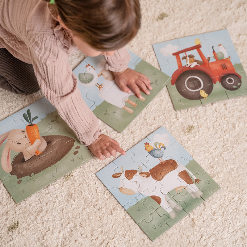 4 in 1 Puzzle-Set Little Farm