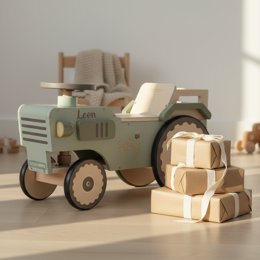 TOPDEAL Walking Tractor Little Farm | Little Dutch