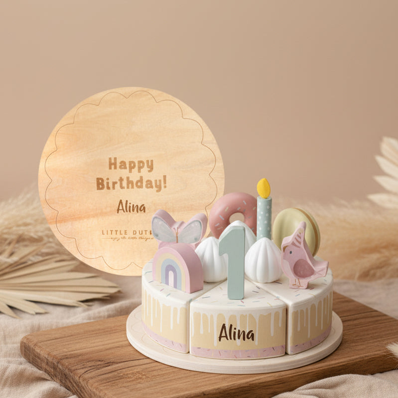 Pink birthday cake | Little Dutch