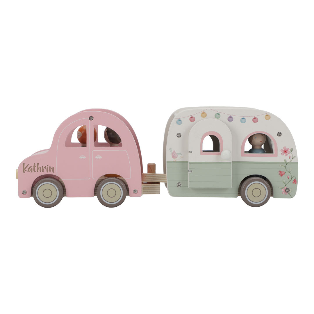 Toy car with caravan | Little Dutch