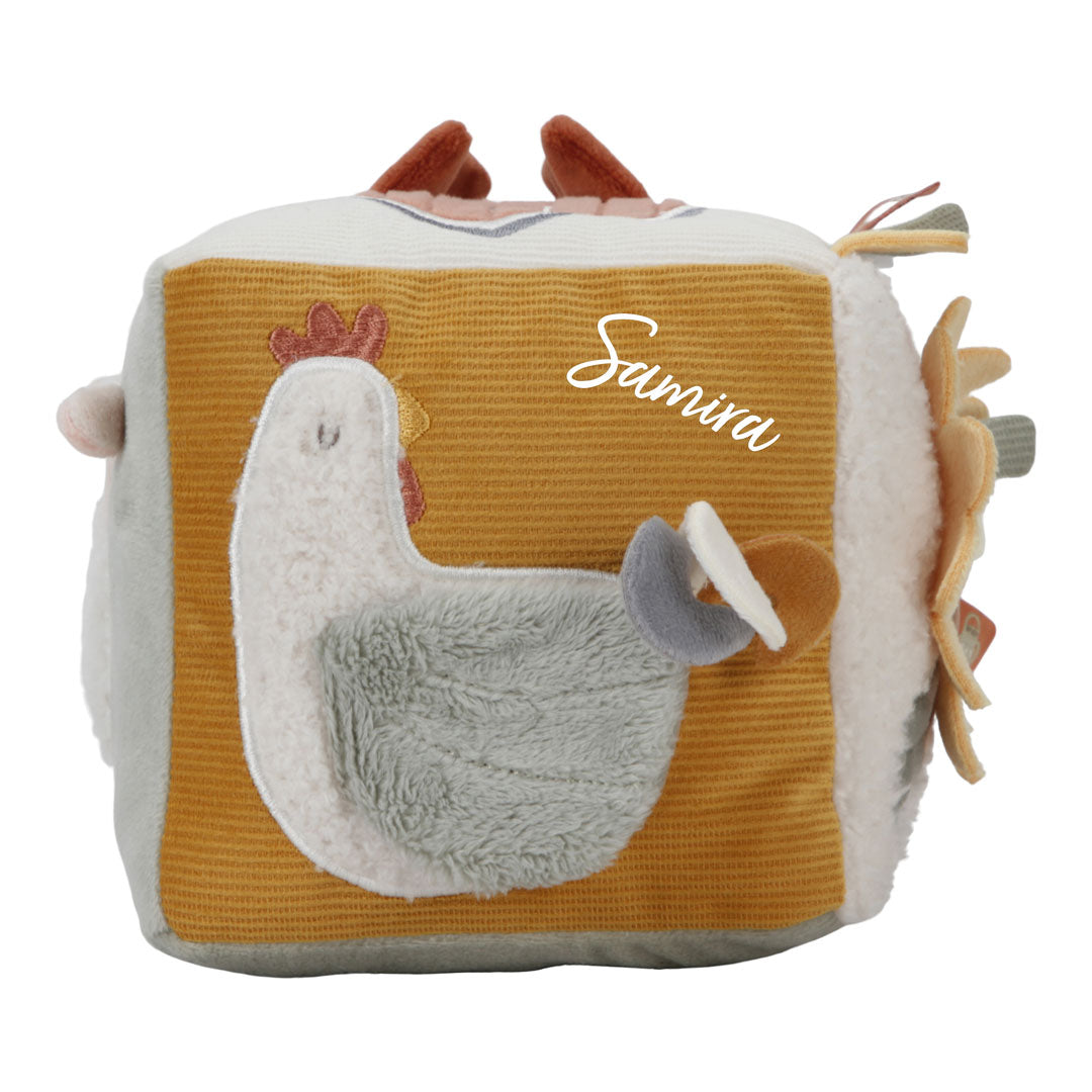 Cube d'activités souple Little Farm | Little Dutch