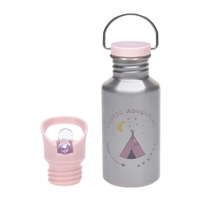 RVS drinkfles - Adventure Tipi - 500 ml | Lassig