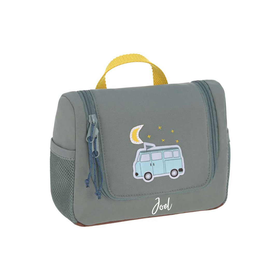 Toilettas - Adventure Bus, groen | Lassig