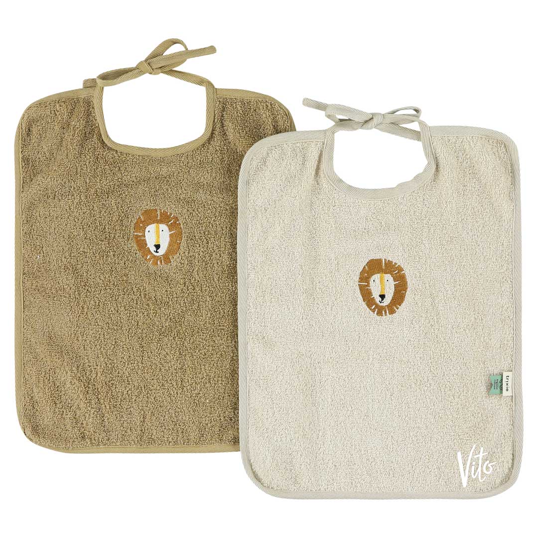 Slabbetje XL 2-pack - Meneer Leeuw | Trixie
