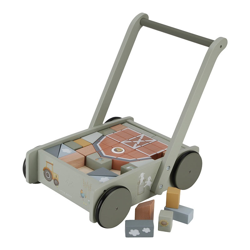 Little Farm | Little Dutch baby walker with building blocks