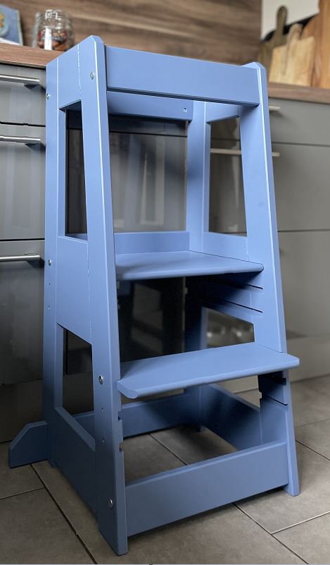 Learning tower Felix - Learning Tower - Blue | Tissi® by Schmatzepuffer® "personalized"