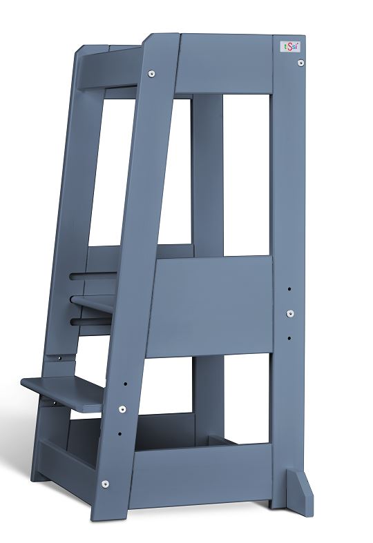 Learning tower Felix - Learning Tower - Blue | Tissi® by Schmatzepuffer® "personalized"