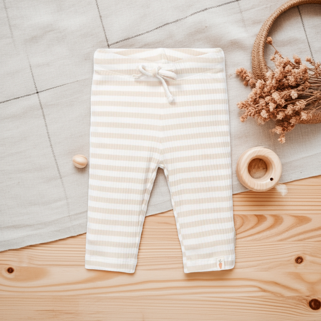 Hose Stripe Sand/White | Little Dutch