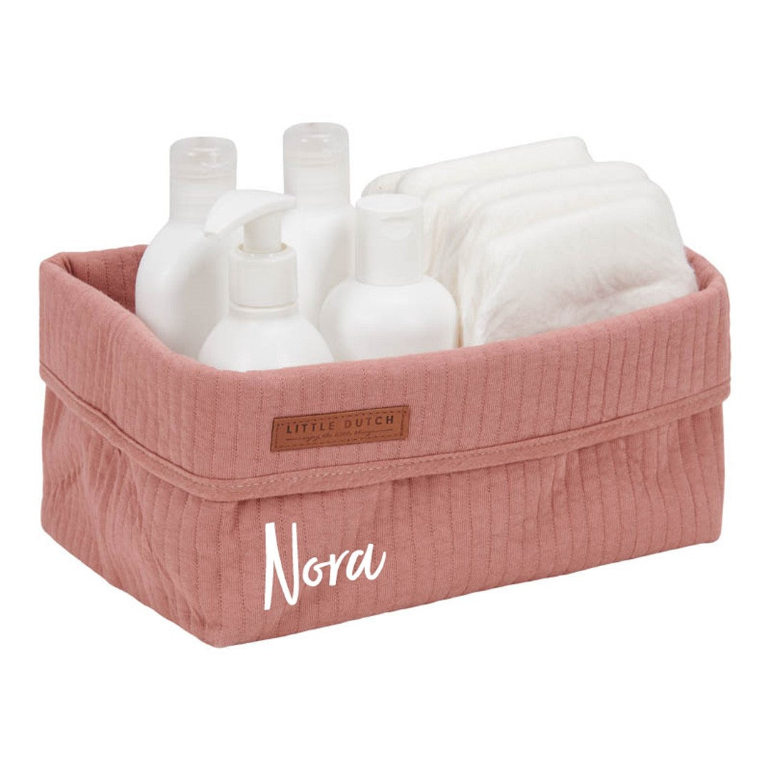 Pure Pink Blush Nursing Basket, Large | Little Dutch