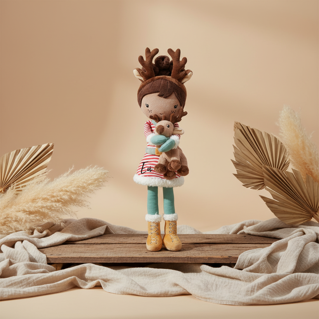 Kuschelpuppe Winter Evi 35 cm | Little Dutch