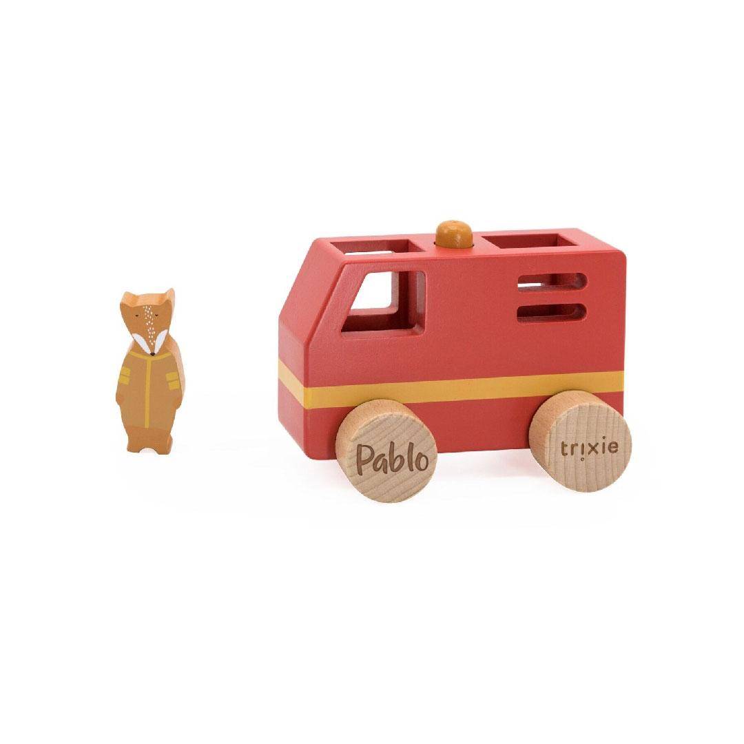 Mini wooden fire engine | Trixie