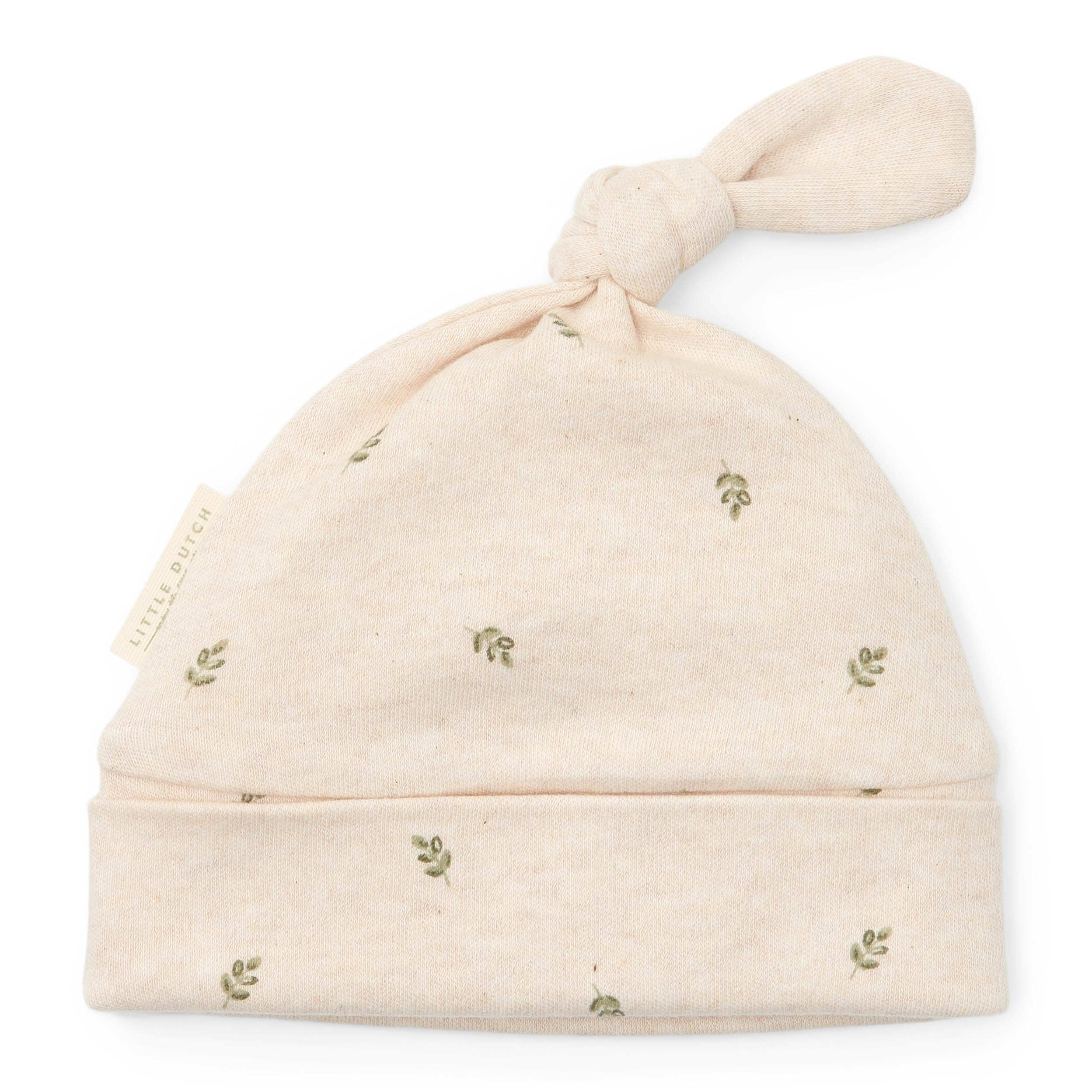 Beanie Green Leaves - 3-6 months - Little Farm | Little Dutch