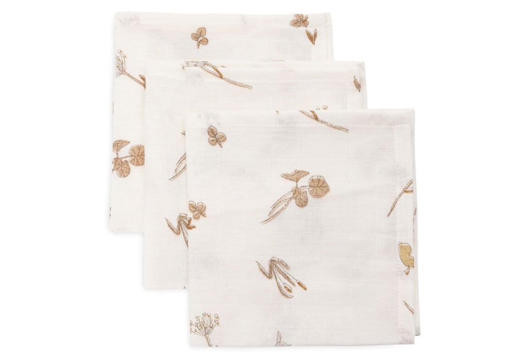 Mousseline doekenset van 3 31 x 31 cm Riverside | Jollein