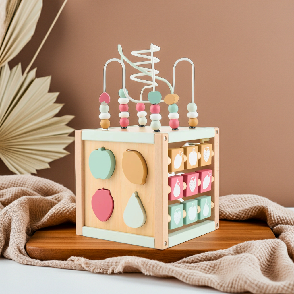 Motor skills cube Berry XXL wood | bieco