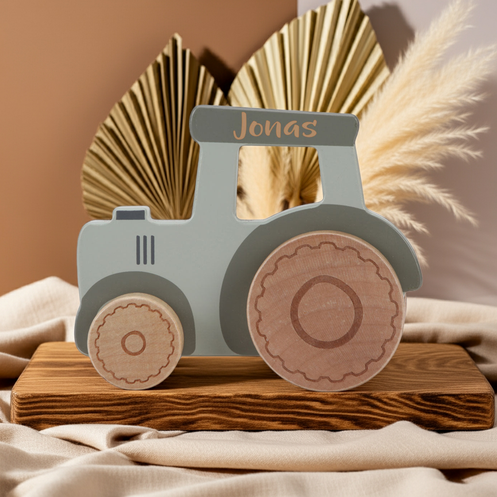 Traktor Holz Little Farm | Little Dutch
