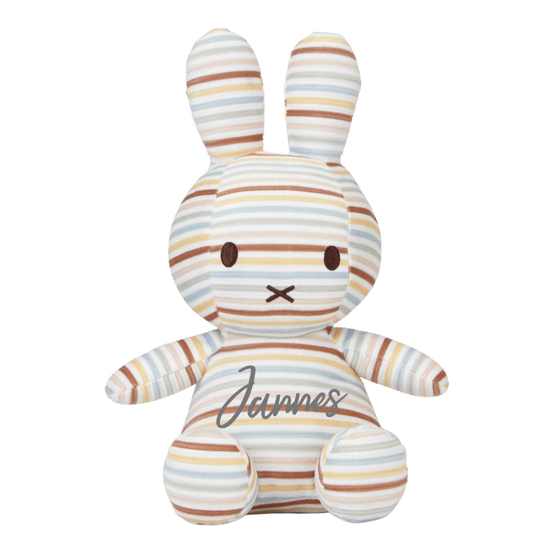 Kuscheltier Hase Vintage Sunny Stripes 25 cm | Little Dutch x Miffy