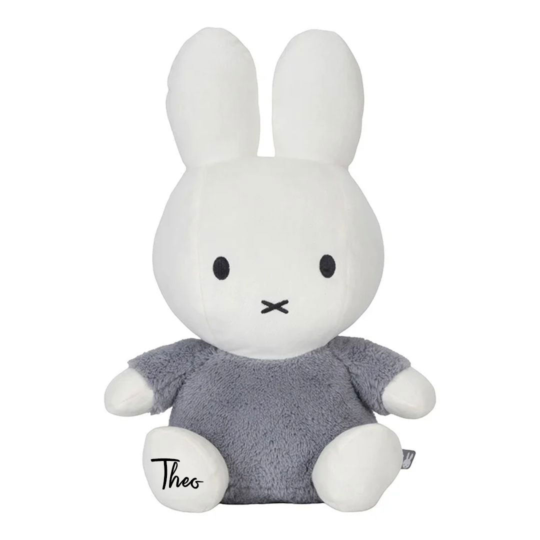 Kuscheltier Hase Fluffy 35 cm, blau | Miffy x Tiamo