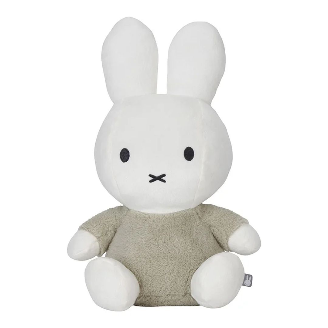 Fluffy bunny cuddly toy, 35 cm, green | Miffy x Tiamo