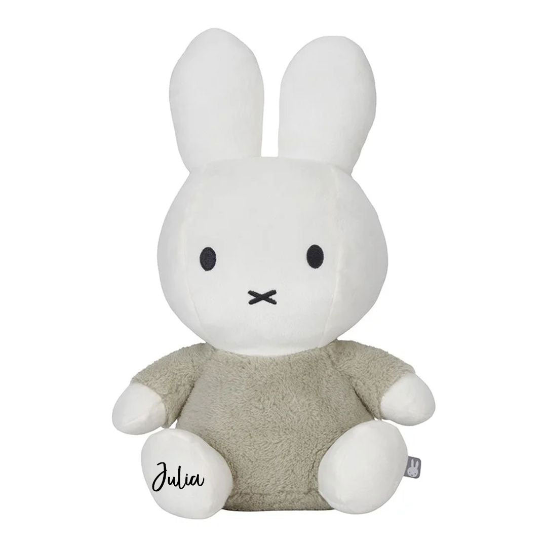 Kuscheltier Hase Fluffy 35 cm, grün | Miffy x Tiamo
