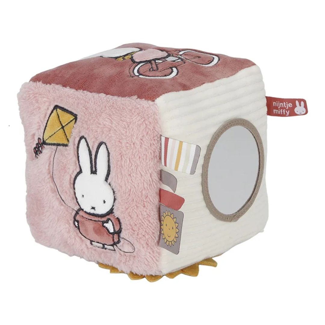 Activiteitenkubus Zacht Fluffy Roze | Nijntje x Tiamo