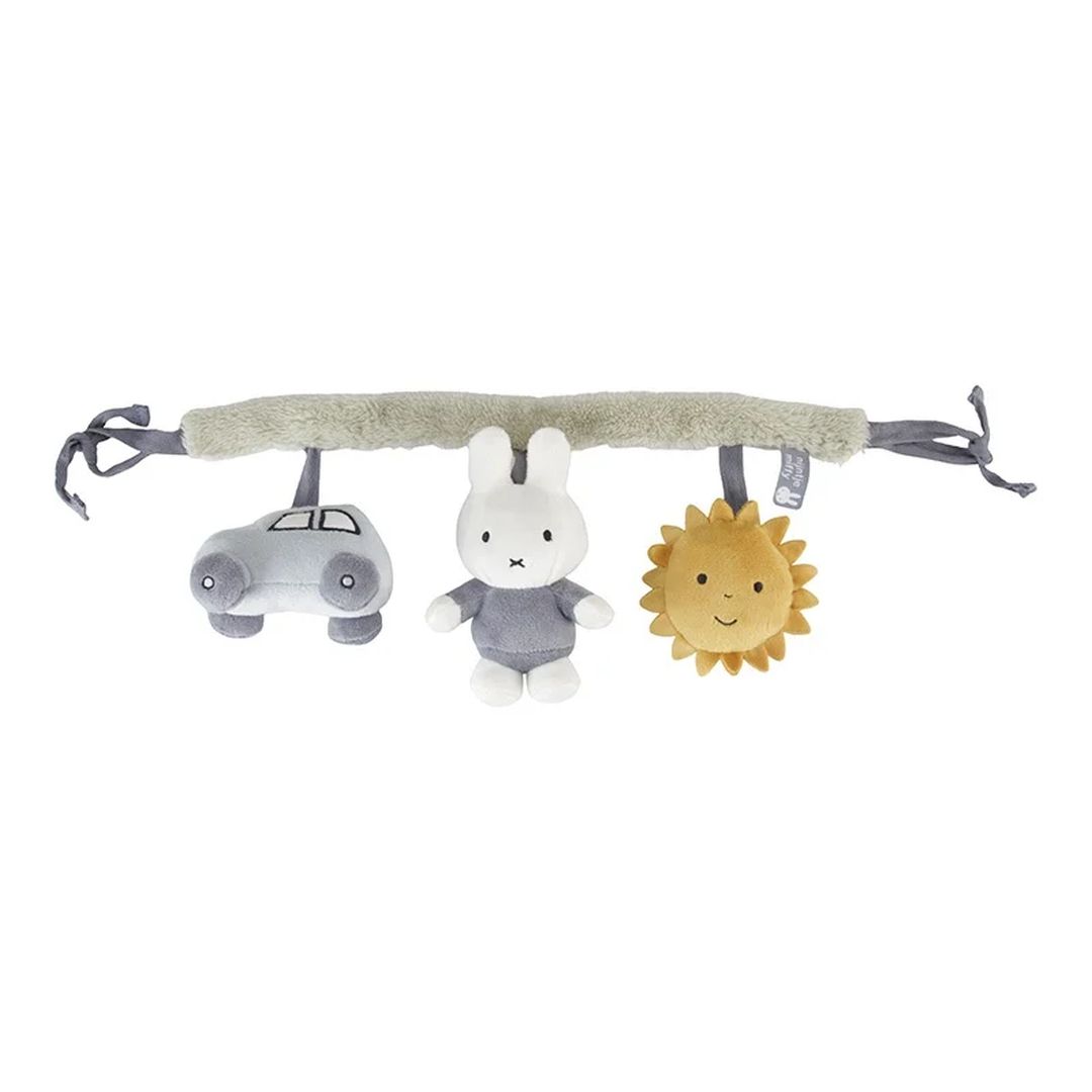 Kinderwagenkette Fluffy blau | Miffy x Tiamo