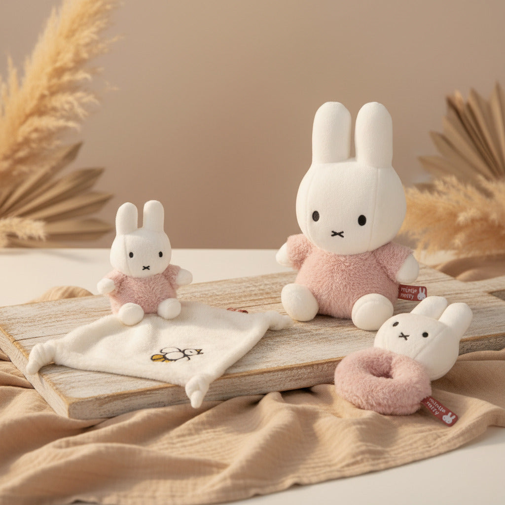 Geschenkset - Miffy Fluffy, Pink | Miffy x Tiamo