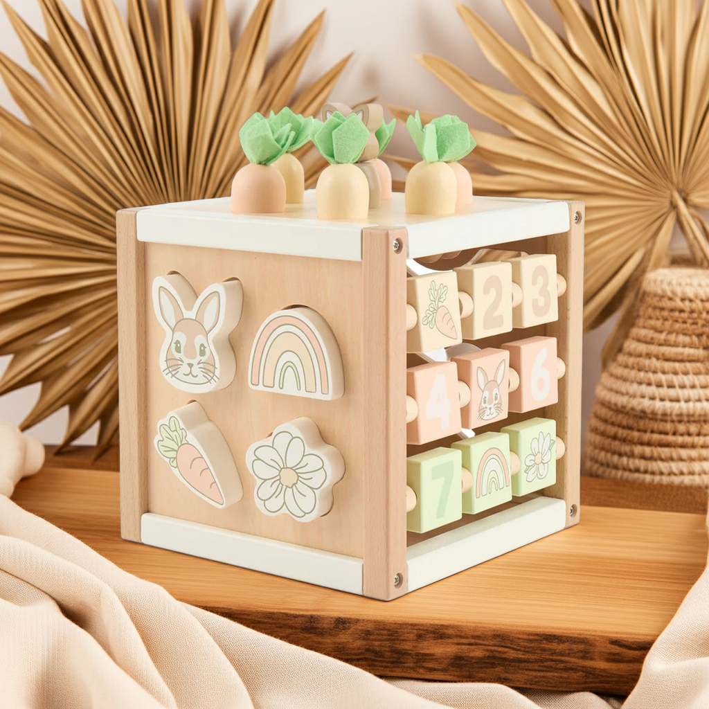 Motor skills cube rabbit Fine XXL wood | bieco