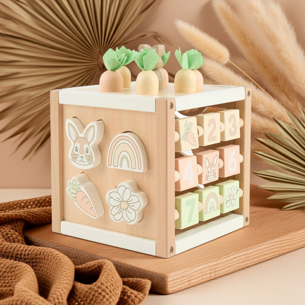 Motor skills cube rabbit Fine XXL wood | bieco