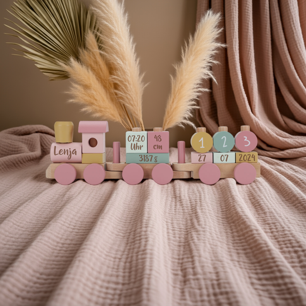 Holz-Zug Fairy Garden "Zur Geburt" | Little Dutch